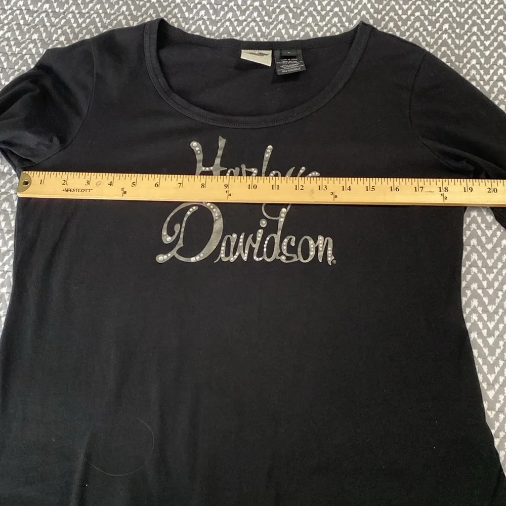 ⚡️Last days! Harley Davidson Black Long Sleeve Tee L - Picture 5 of 7